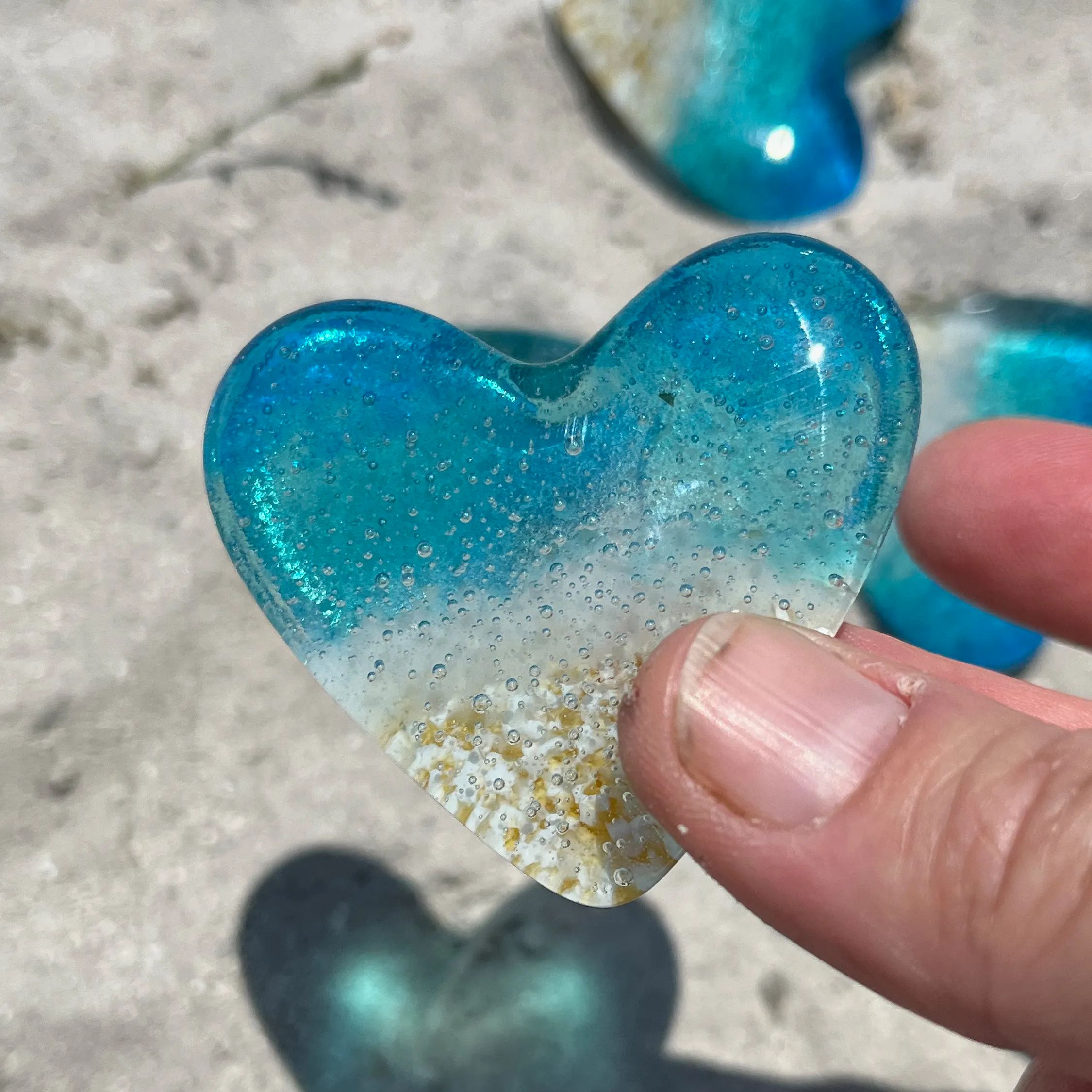 Turquoise Beach Heart