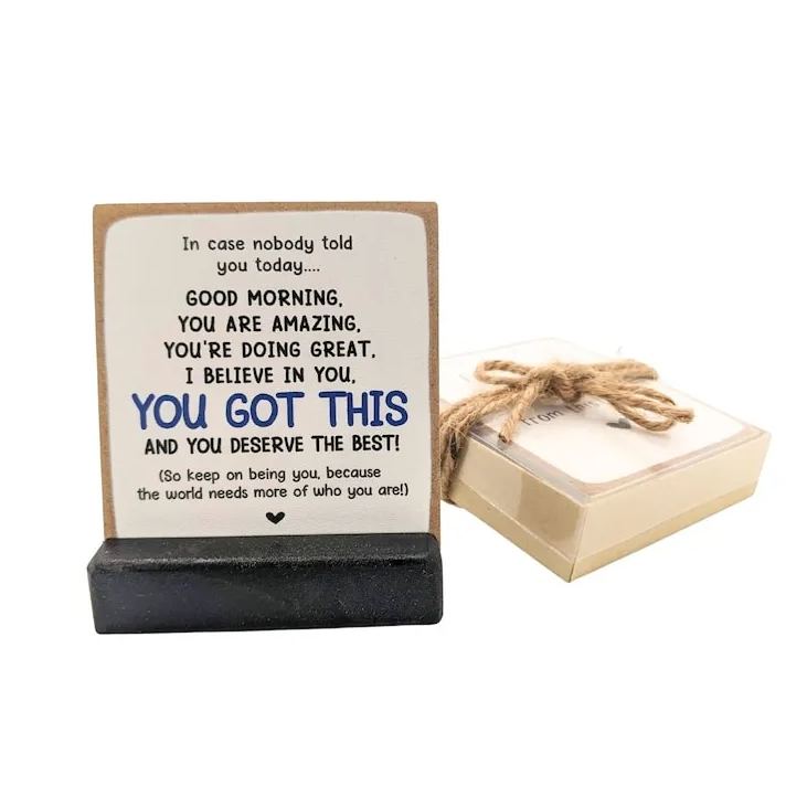 Thank you gift desk decor