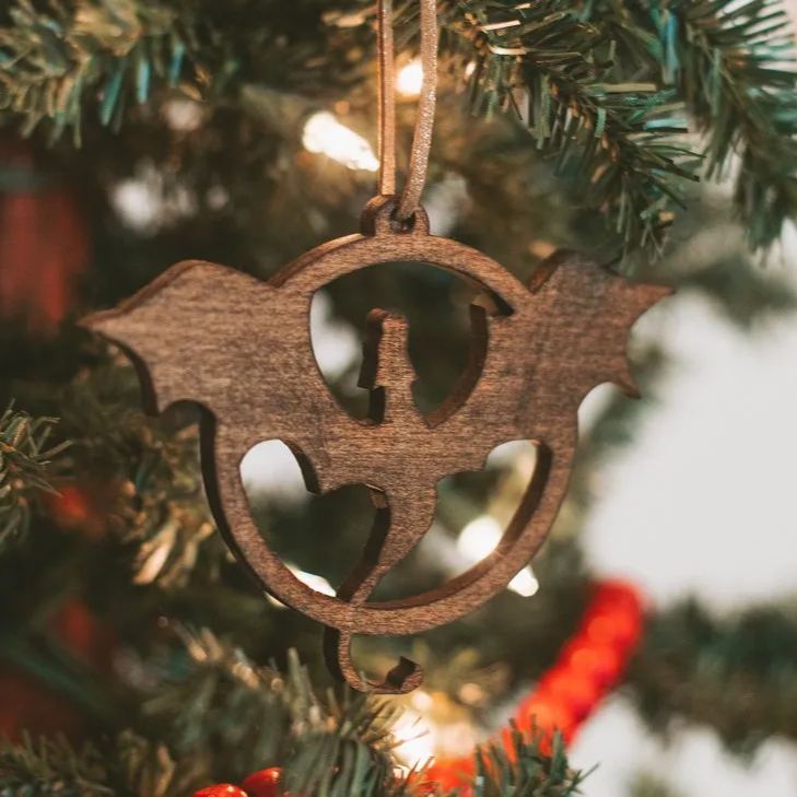 Dragon Bookish Ornament