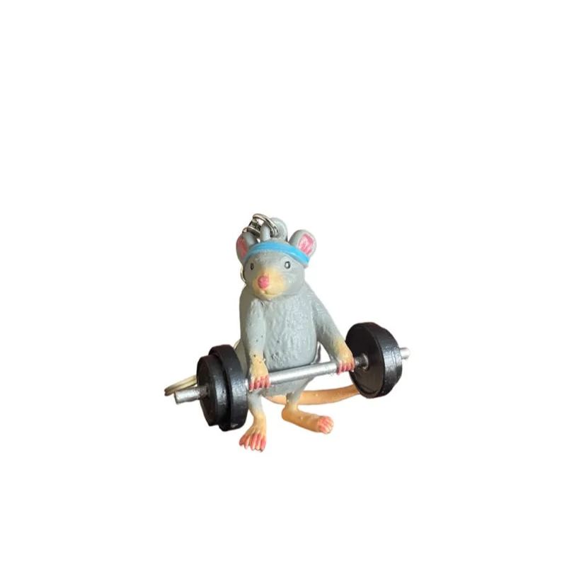 Gym Rat Keychain