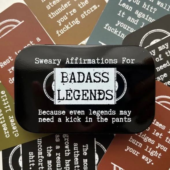 18Pcs Mini Sweary Affirmation Cards For Badass
