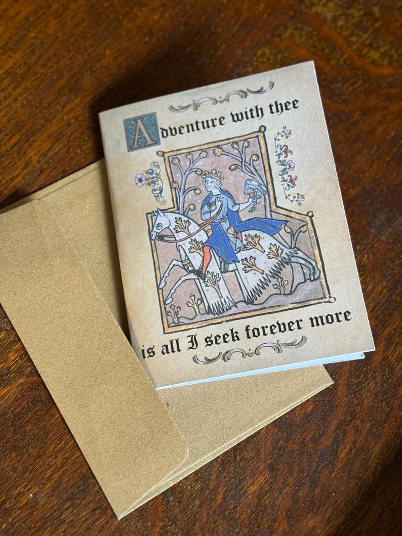 Medieval Valentine's Cards