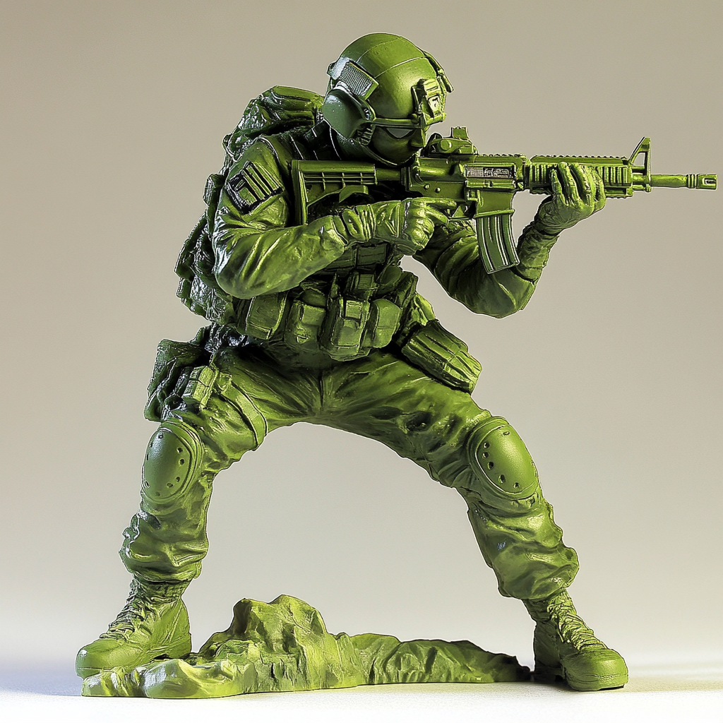Funny Assault Soldier Figurines