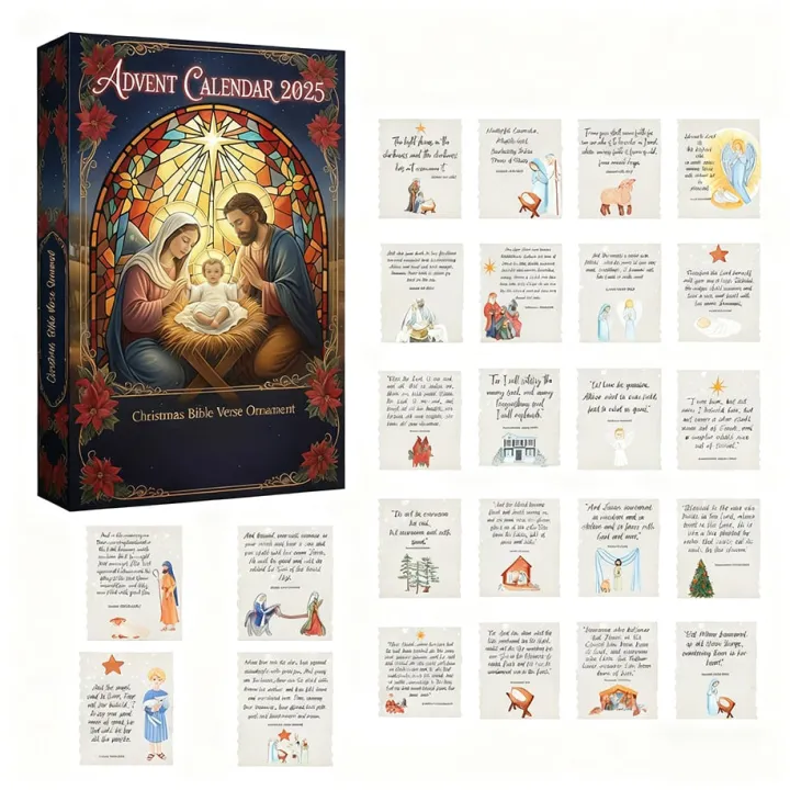 2025 Christmas Bible Verse Advent Calendar 