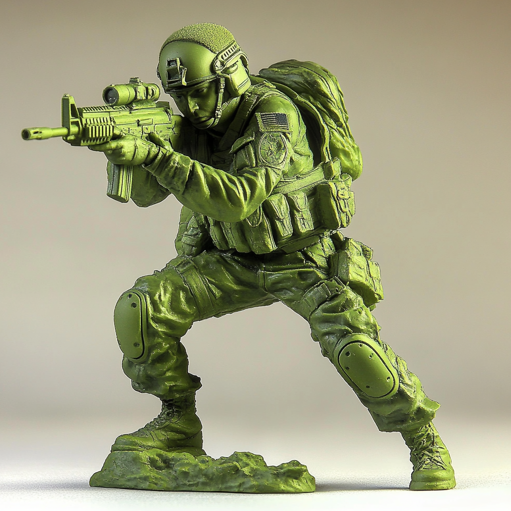 Funny Assault Soldier Figurines