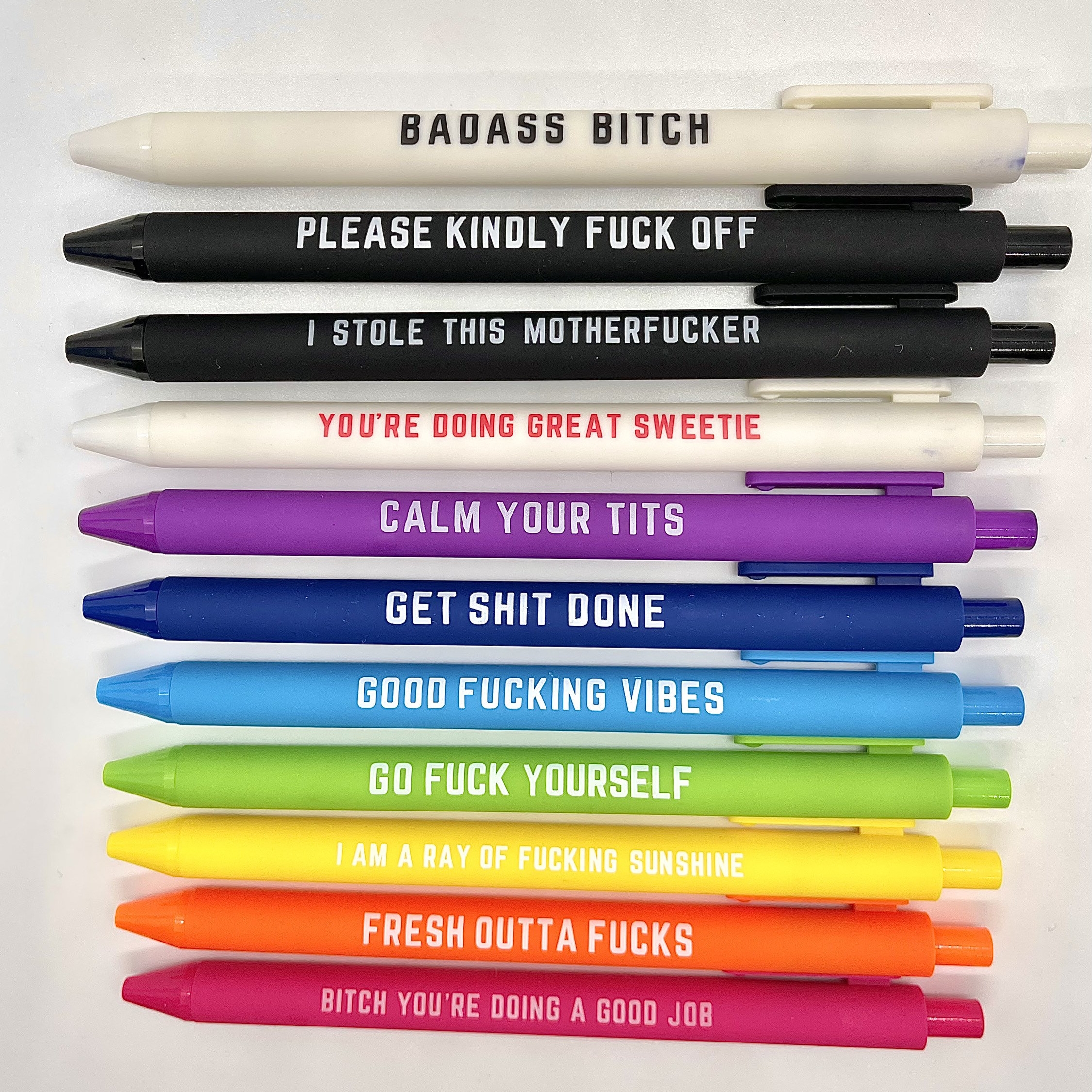 🤣 Funny Notebook & Pens Sets (Black Ink)