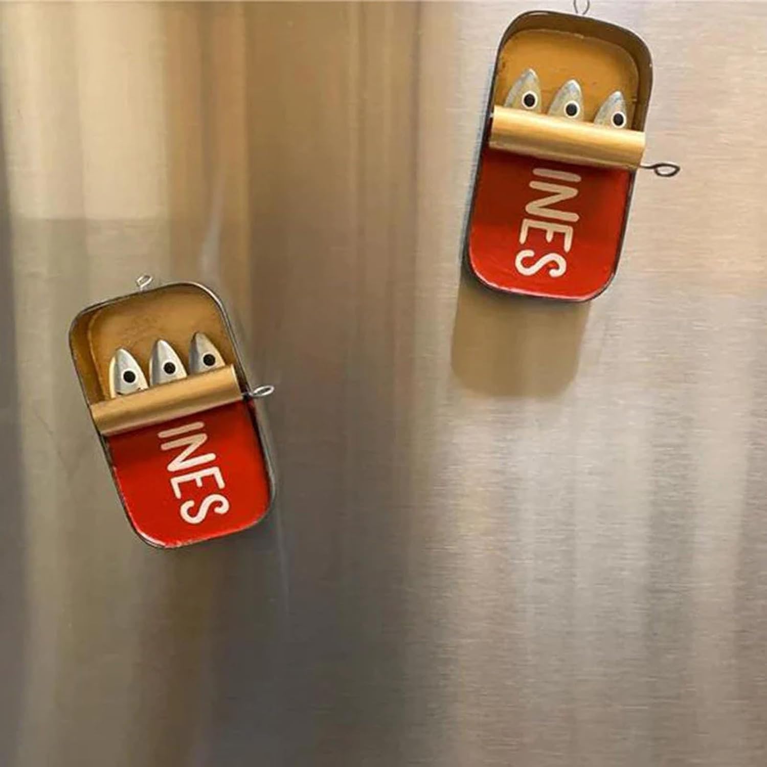 Tin of Sardines Quirky hanging ornament