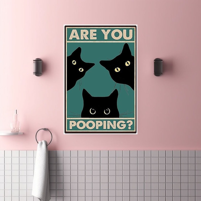 Funny Cat Tin Signs