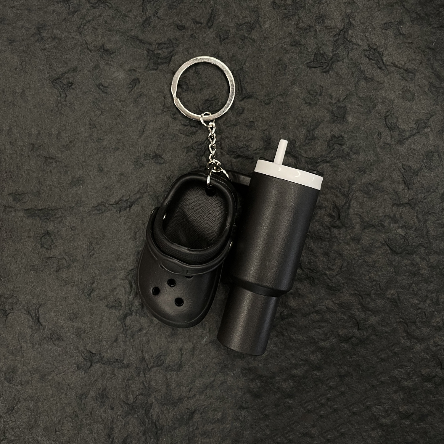 Mini cup + Crocs keychain