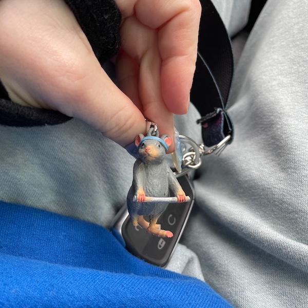 Gym Rat Keychain