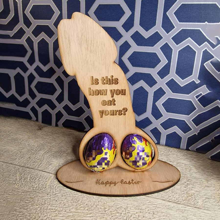 🤣🐰Novelty Easter Willy Egg Holder