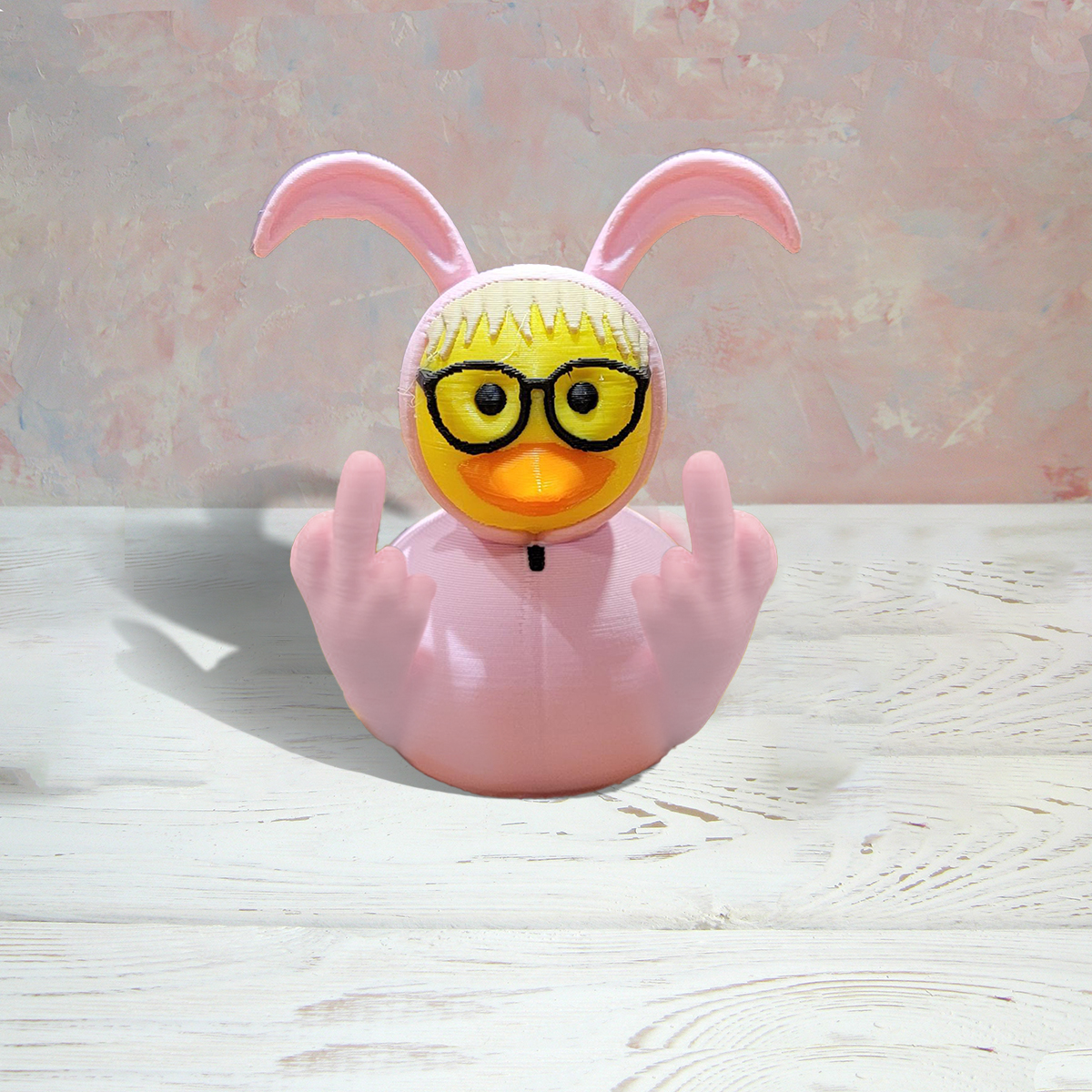 Middle Finger Bunny Duckling: The Sassy Easter Rebel 🦆🐰
