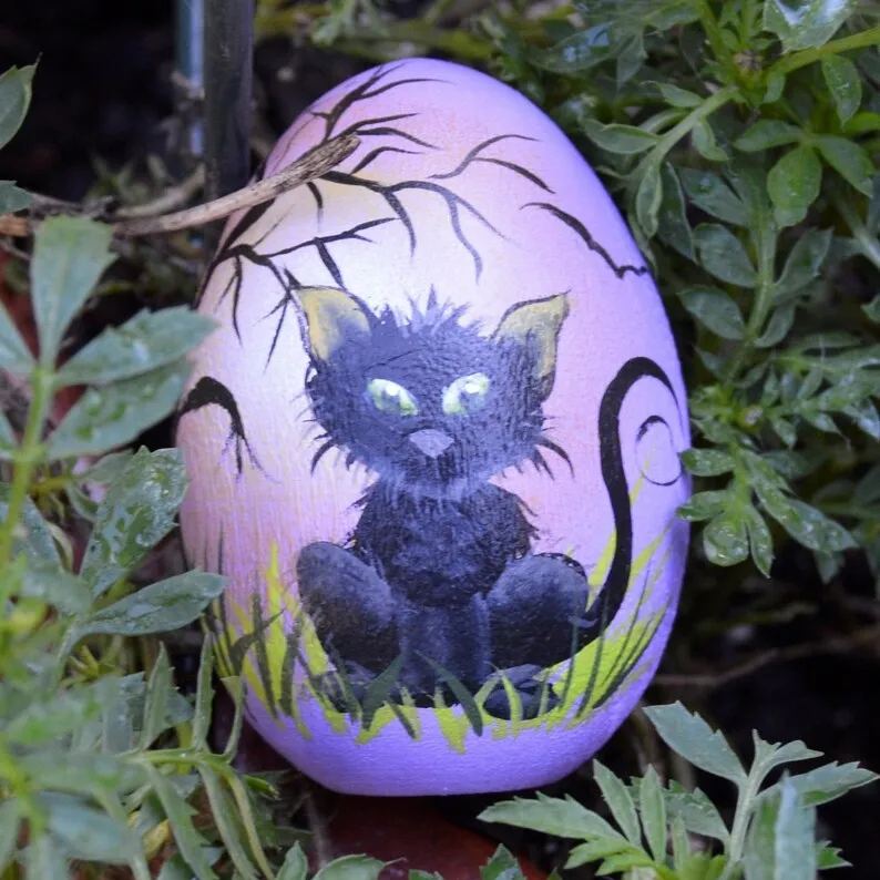 Wooden Easter Egg