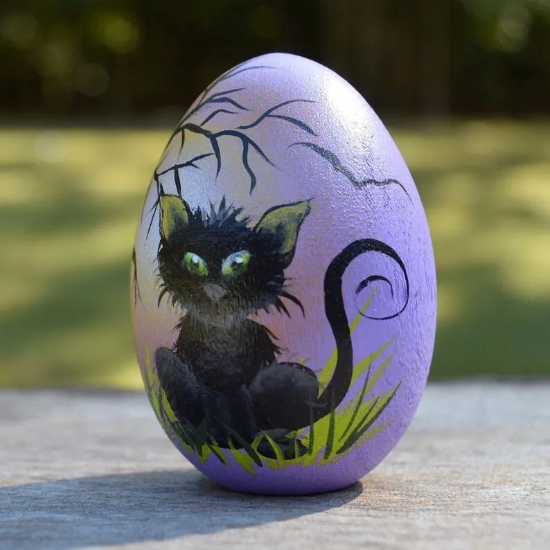 Wooden Easter Egg