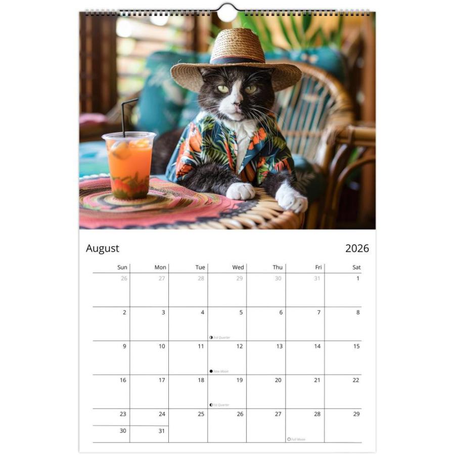 📅2026 Cats Doing Things Calendar