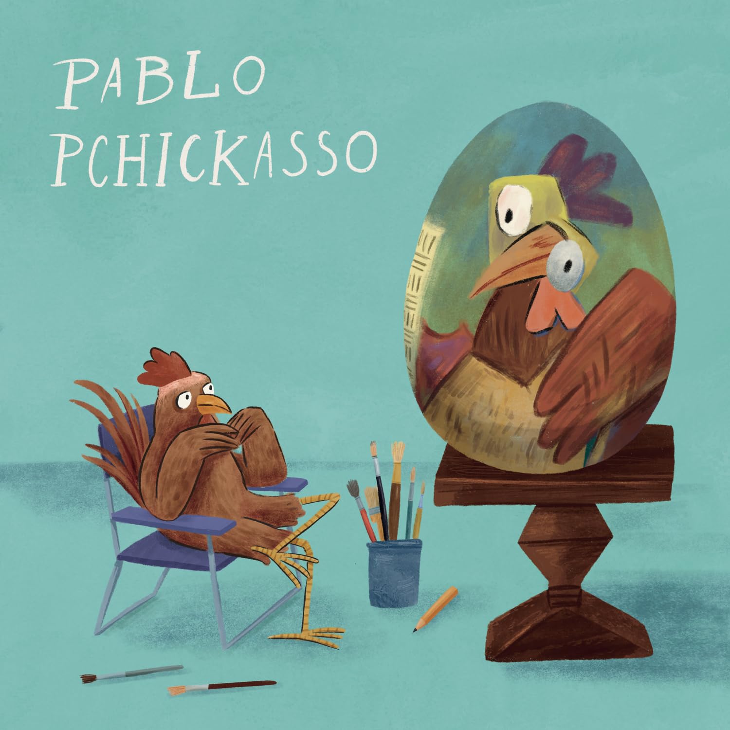 2026 Chicken Artists Wall Calendar
