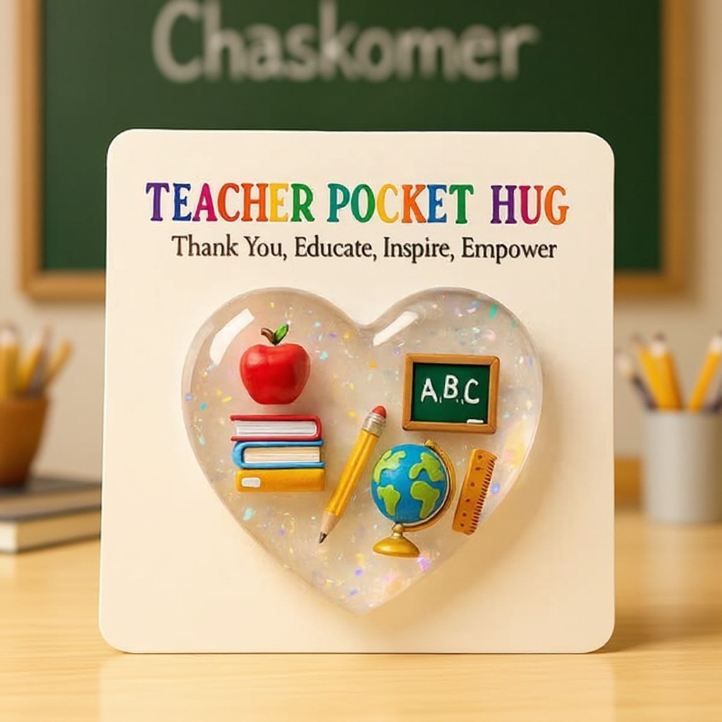 Teacher Pocket Hug Keepsake: A Tiny, Heartfelt Thank You for Your Favorite Educator 🎒💝