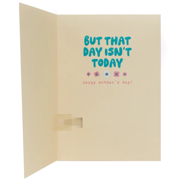 Endless Mom, Mommy, Mama Prank Mother's Day Card With Glitter