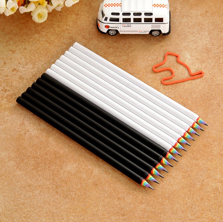🌈Rainbow Pencils - Recycled Paper Pencil Set For Unique Stationery Addicts