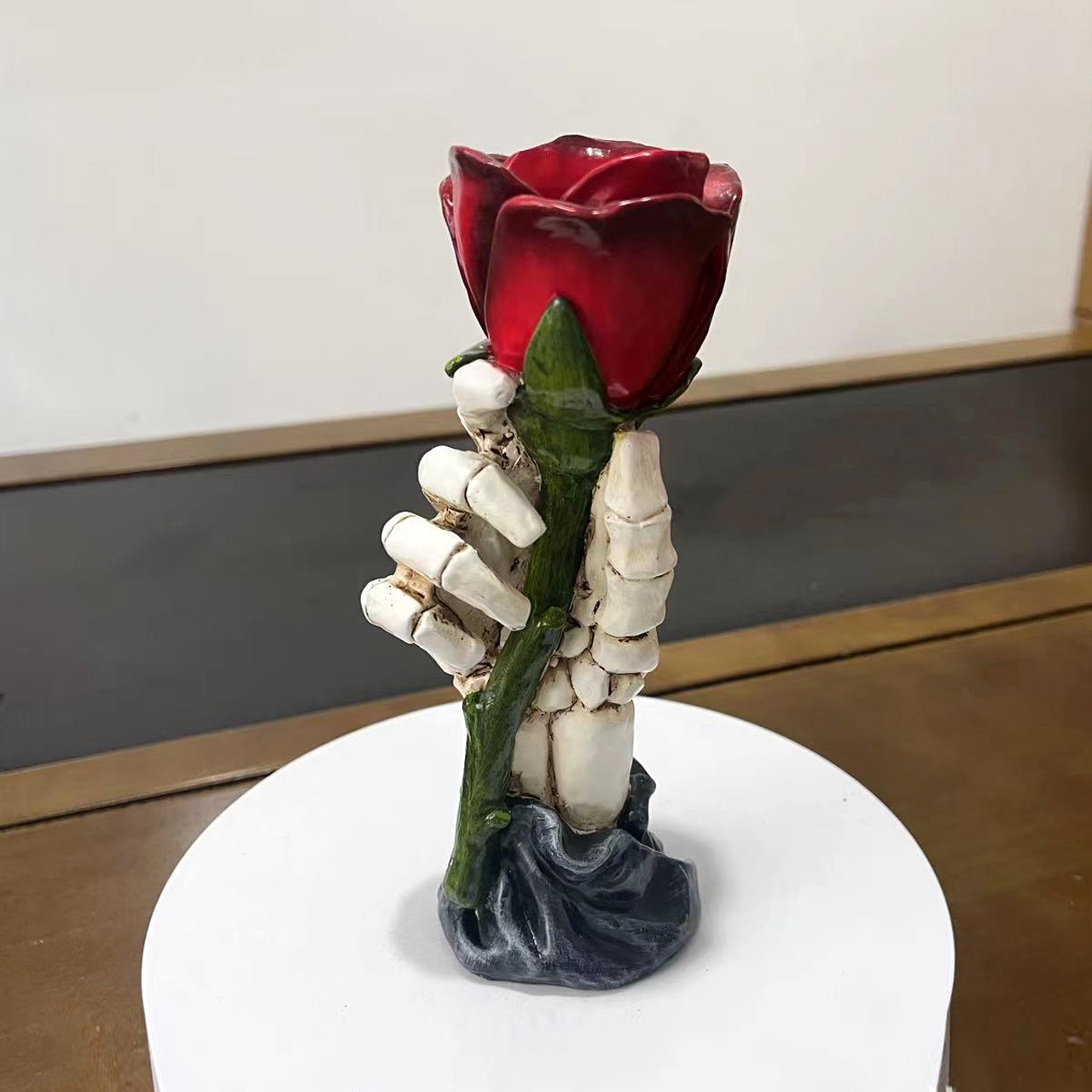 Rose Hand Candlestick