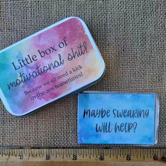 Funny Motivation Cards Gift (1 Set of 20 Sheets)