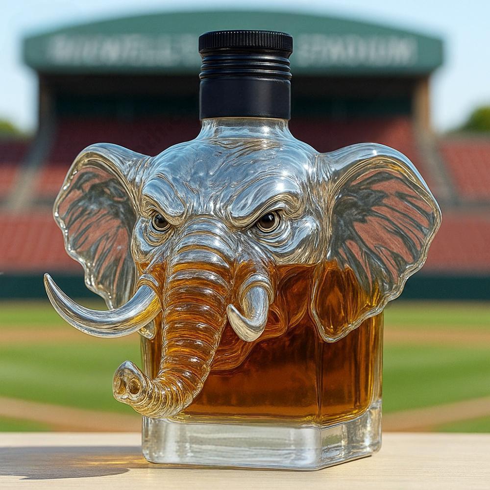 University of Alabama Crown Royal Whiskey Bottle