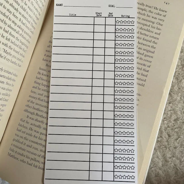 📕🔖Reading List Bookmark