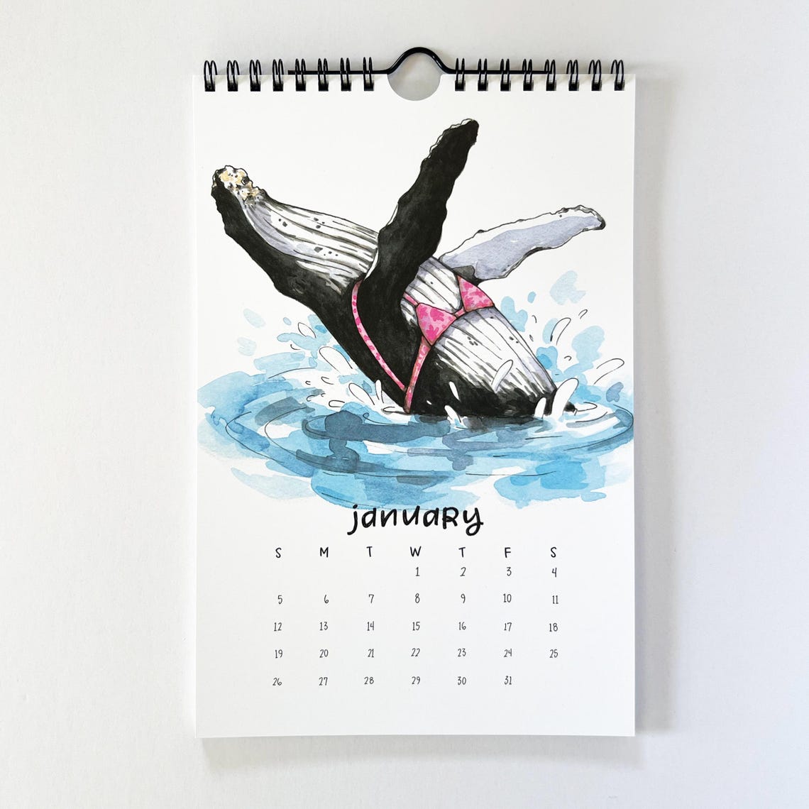2025 Cute Animals Swimsuit Calendar 