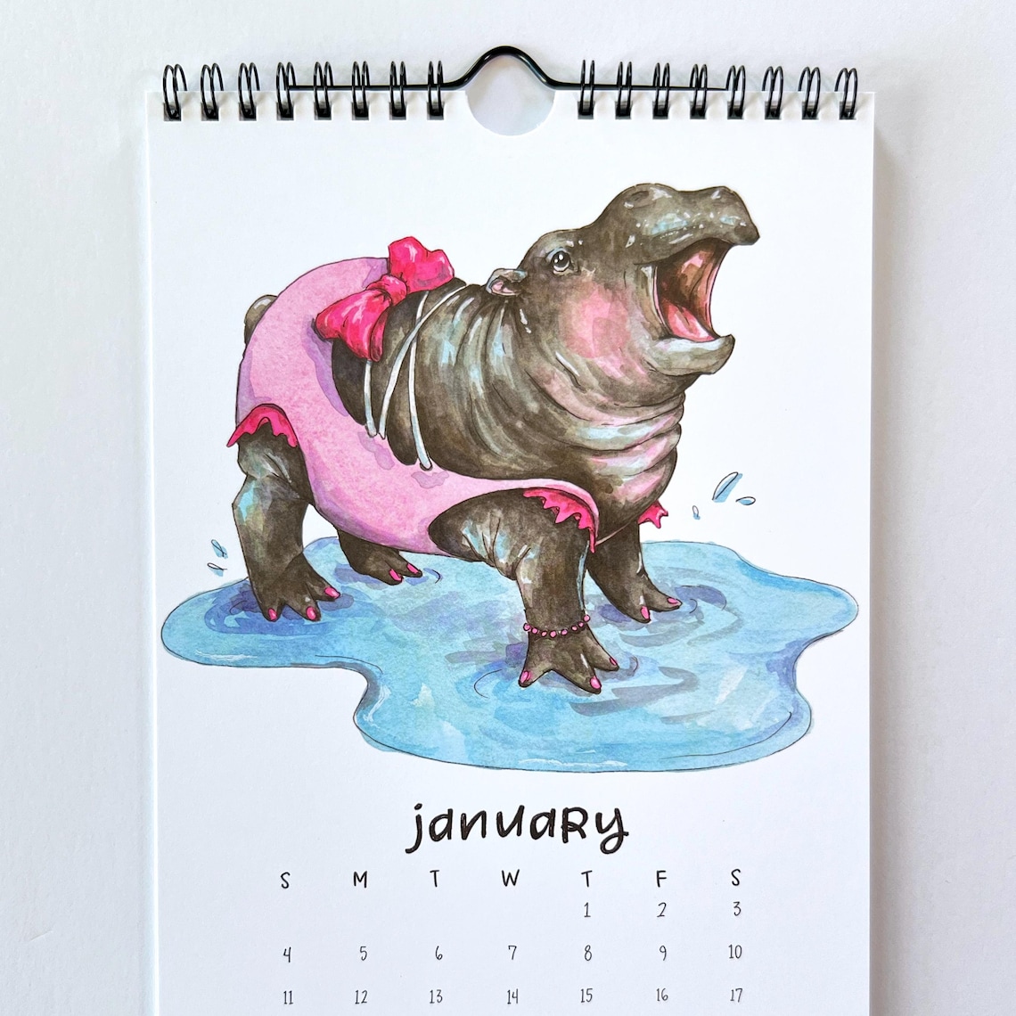 2026 Animal Swimsuit Calendar​