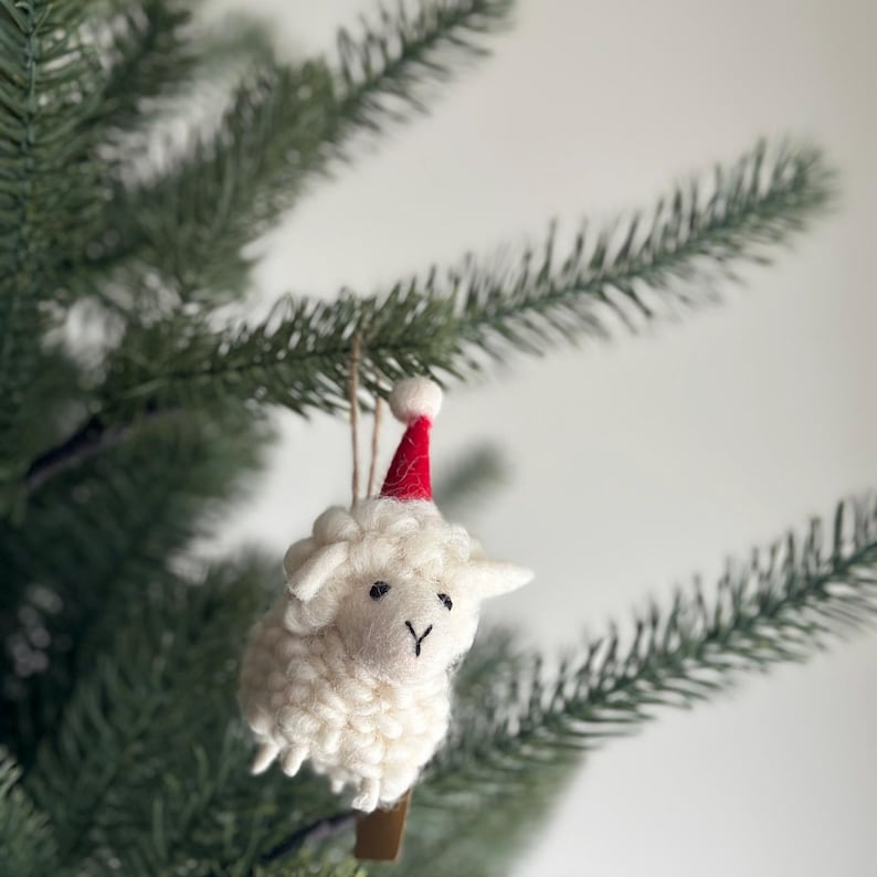 Felt Mini Sheep Ornament