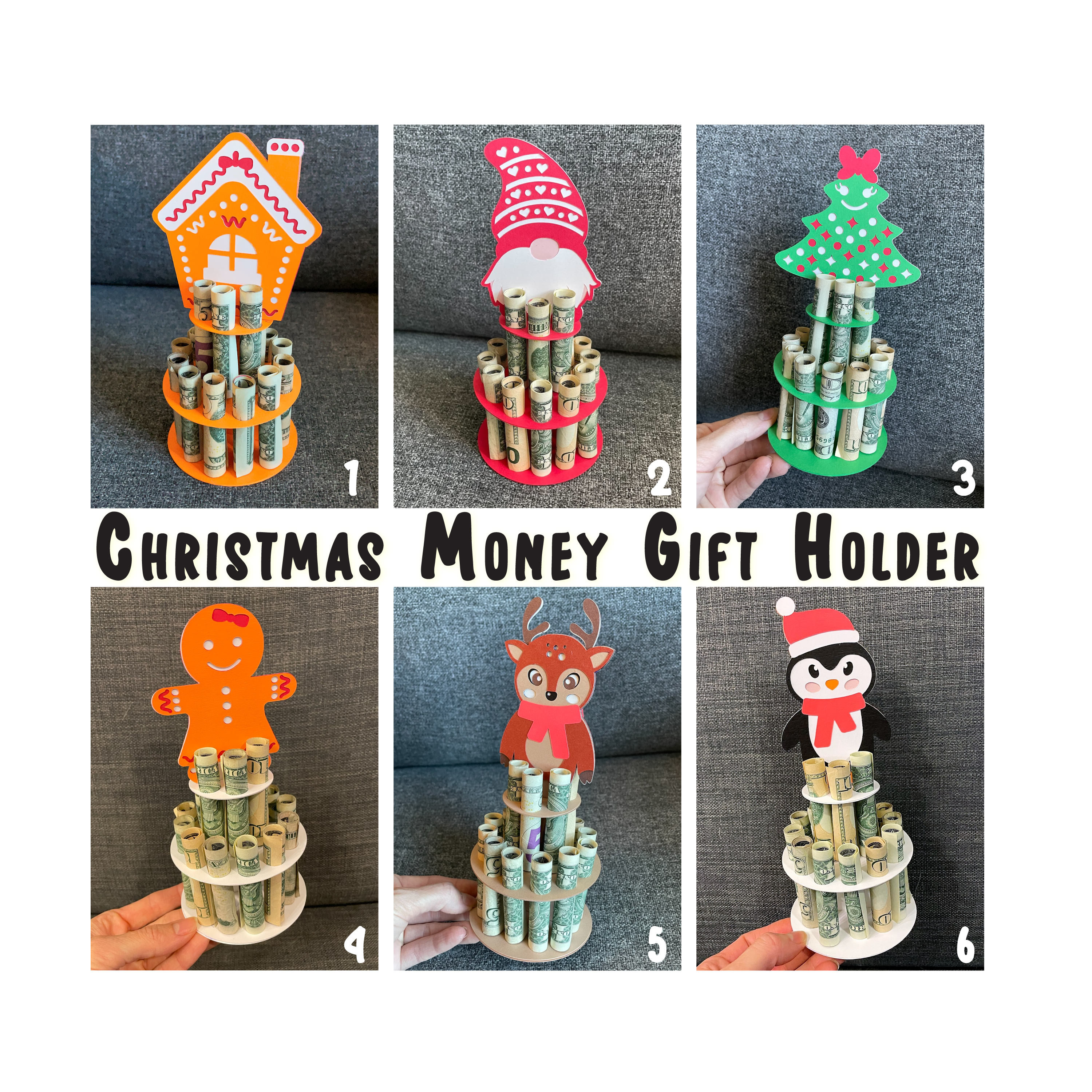 Merry Christmas Money Cash Holder