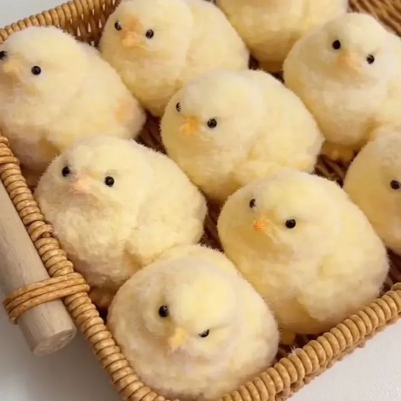 🔥Handmade Ultra Soft Furry Chick Toys