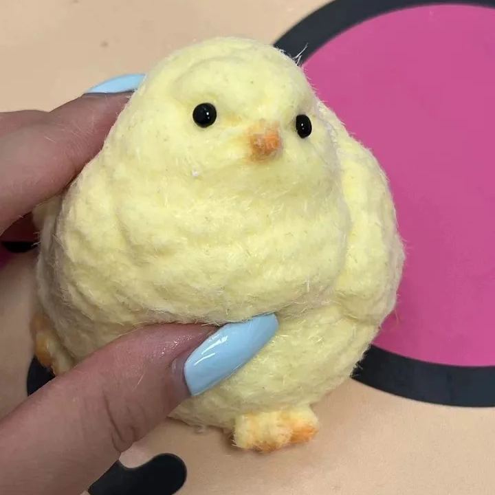 🔥Handmade Ultra Soft Furry Chick Toys