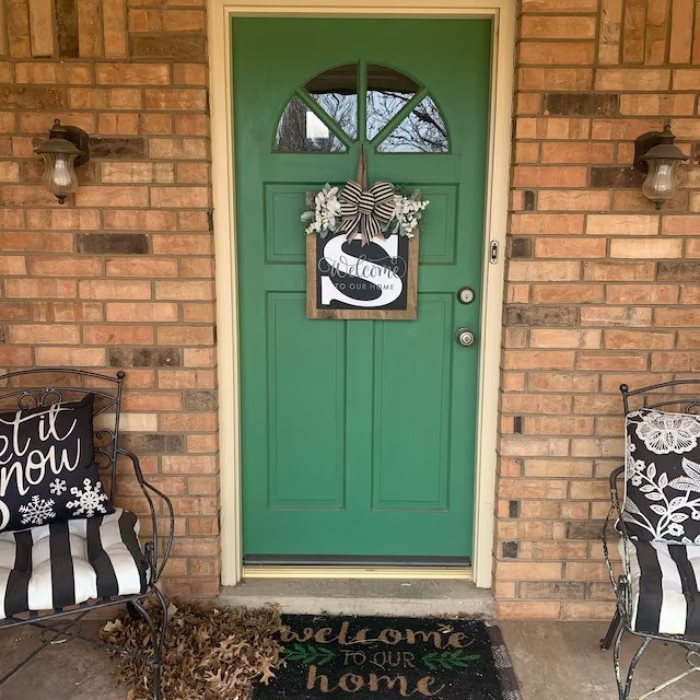 ✨26 Initial Last Name Front Door Wreath (BUY 2 FREE SHIPPING)