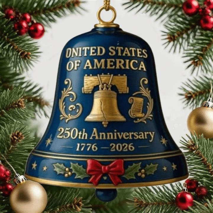 🔥LAST DAY 49% OFF - U.S. 250th Anniversary Edition - Vintage Liberty Bell Ornament