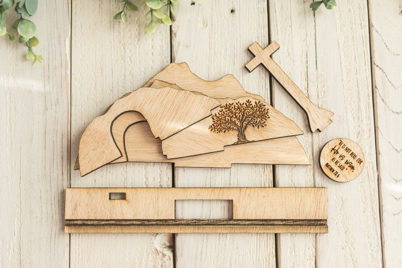 🔥Last Day Promotion 50% OFF🔥 - EMPTY TOMB WOODEN EASTER DECOR