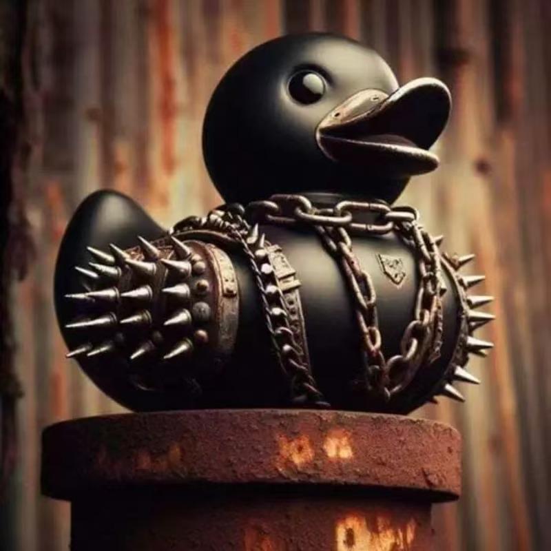🔥Last Day 50% OFF🖤🦆Gothic Duck Statue