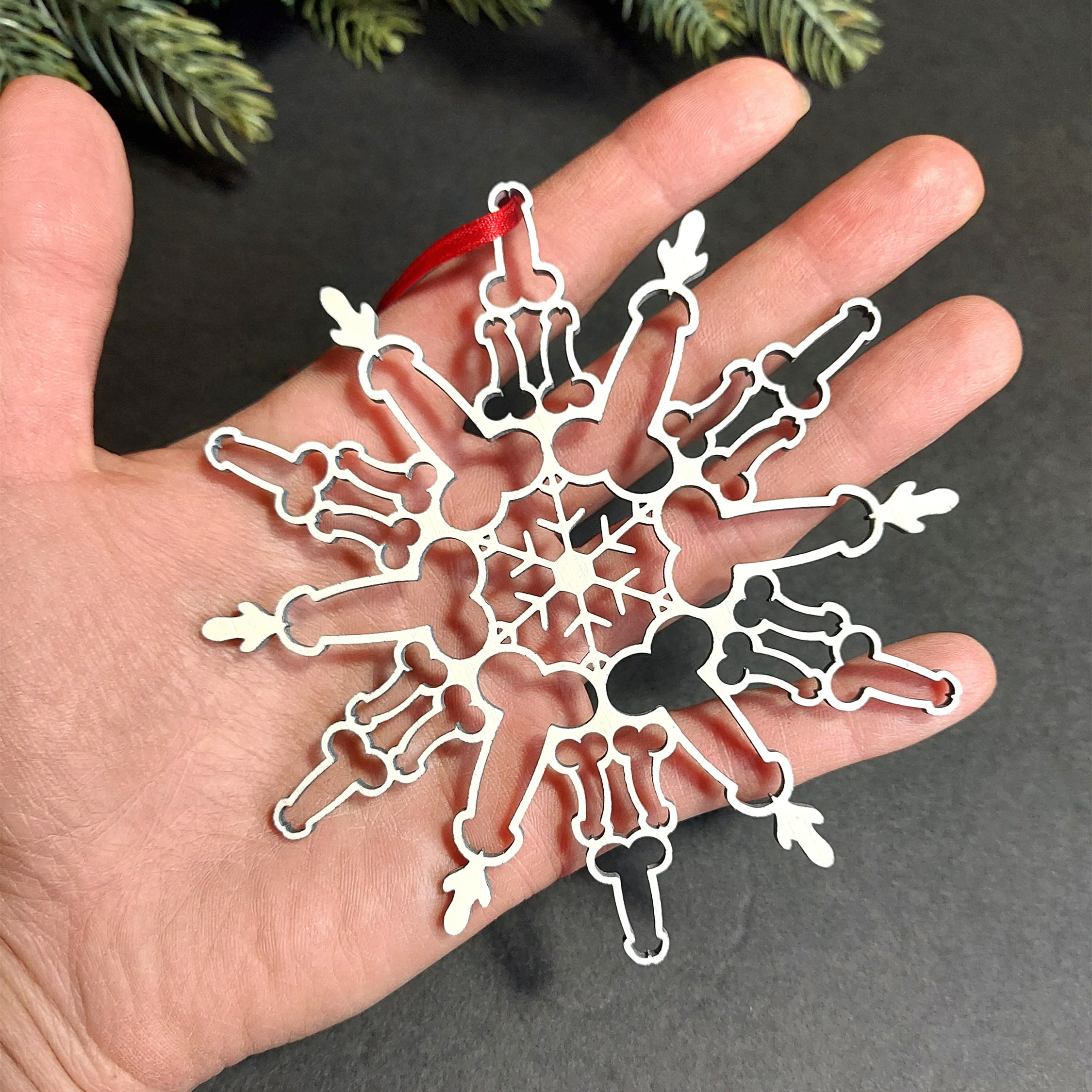 ❄CHRISTMAS SALE 48% OFF-Funny Snowflake Ornament(BUY 2 GET 1 FREE NOW)