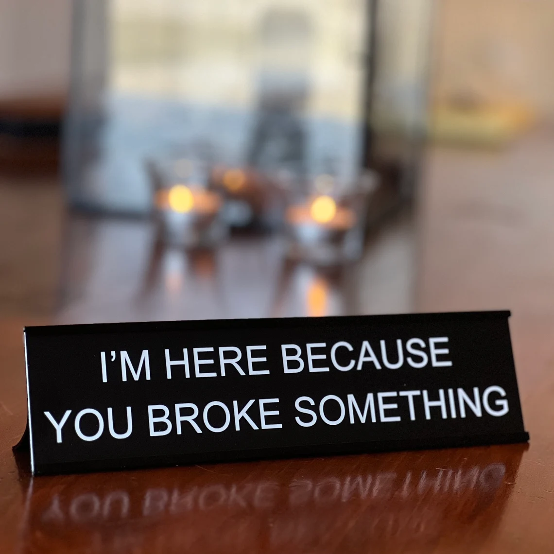 Amusing Desk Plate Office Decor
