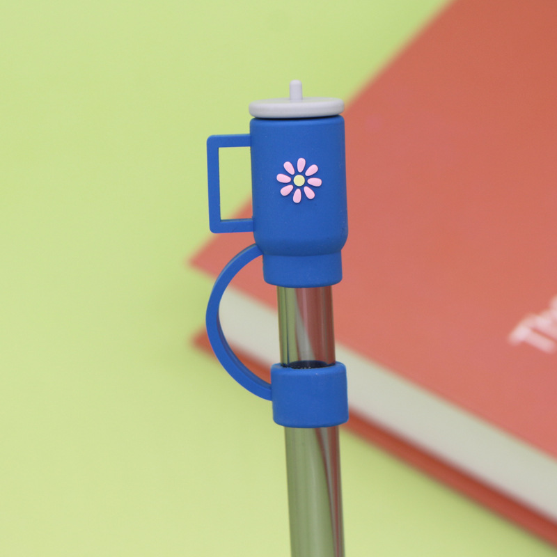 Silicone Mini Cup Straw Covers Cap