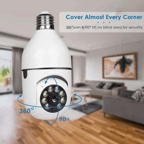 🔥2023 HOT SALE🔥-Wireless Wifi Light Bulb Camera Security Camera⭐⭐⭐⭐⭐(5/5)