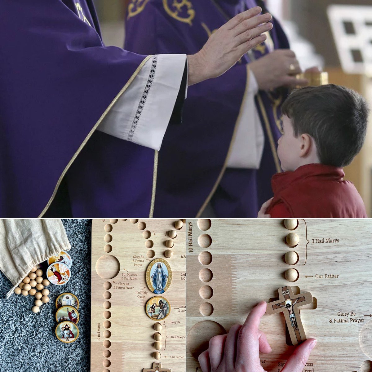 ⏰Last Day Promotion 49% OFF⏰Wooden Rosary Board(BUY 2 FREE SHIPPING)