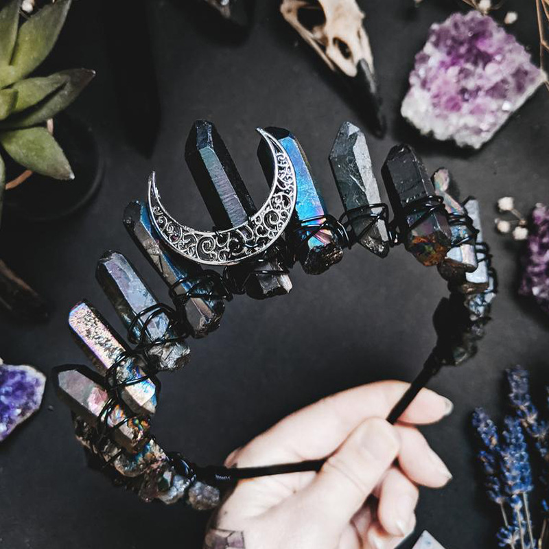 HANDMADE NATURAL CRYSTAL CROWN