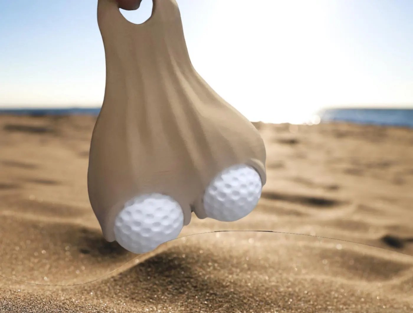 🏌‍♂ Golf Ball Testicle Sac – The Funniest Gift for Golfers! 😂
