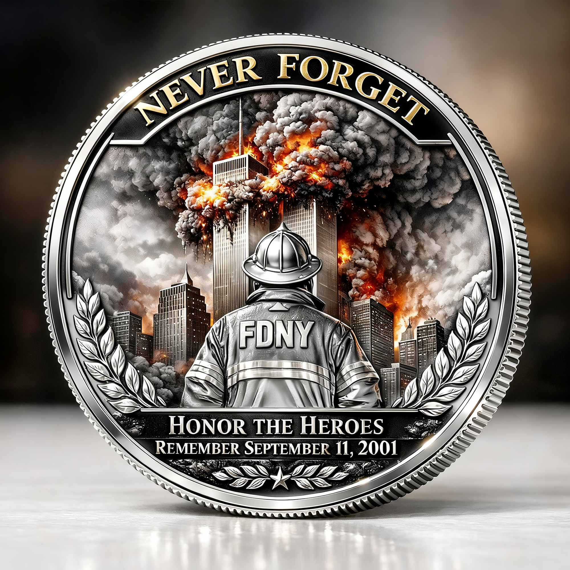 ❤️Last Day 60% OFF - 9/11 Never Forget – 25th Anniversary Commemorative Coin