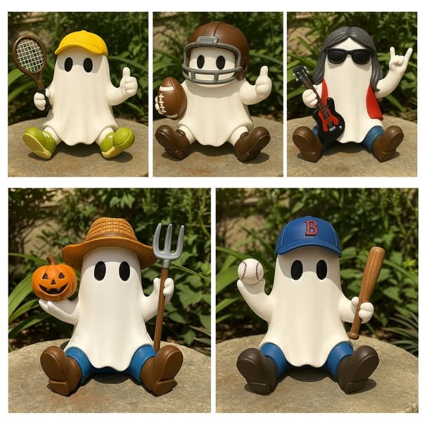 👻 Halloween Character Ghost Figurine Series