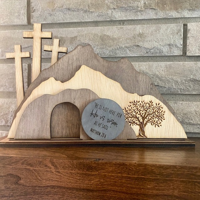 🔥Last Day Promotion 50% OFF🔥 - EMPTY TOMB WOODEN EASTER DECOR