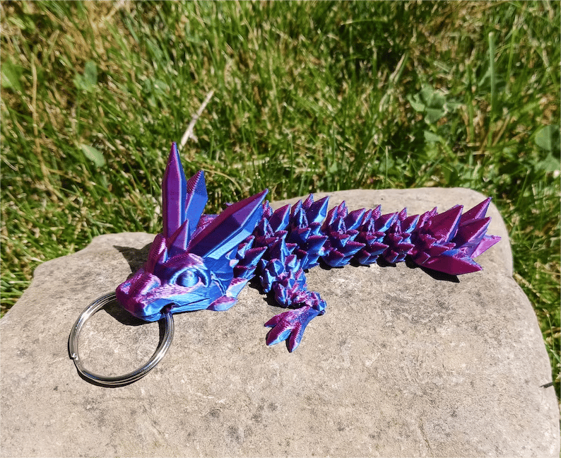 🔥Last Day Promotion 50% OFF🔥 - Crystal Tadling Dragon Keychains
