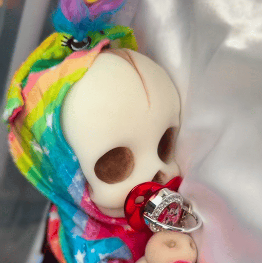 🔥LAST DAY 50% OFF🖤💀 Reborn Skeleton Baby—Cute Yet Creepy🍼🎃