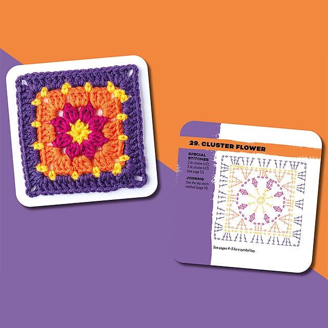 The Granny Square Card Deck(50 Mix & Match Designs)
